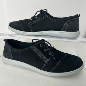 SAS Marnie Leather Lace Up Sparkle Women's Sneakers Size 10.5M